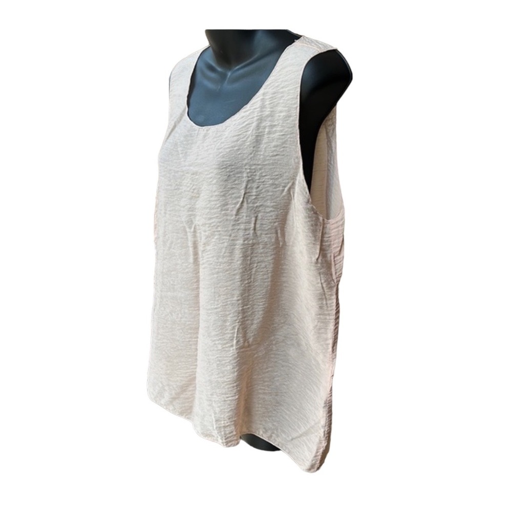 CUT-LOOSE pale pink sleeveless top, cool and breezy, size Large, NWT - Picture 2 of 6